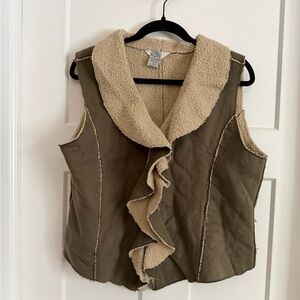 Vintage/y2k suede vest size medium